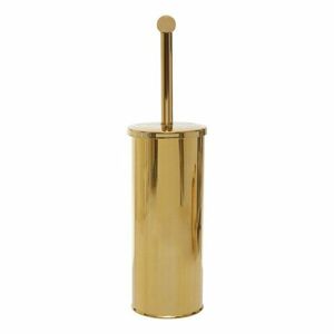 Aranyszínű rozsdamentes acél WC-kefe Allegra – Premier Housewares kép