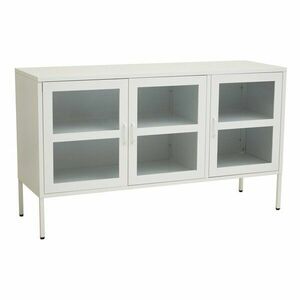 Fehér acél tálalószekrény 140x80x45 cm Acier – Premier Housewares kép