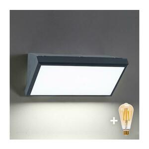 Brilagi-LED TRIANGLE fali lámpatest 1xE27/6W/230V 2700-6500K IP65 antracit BG1023+AI0599 kép