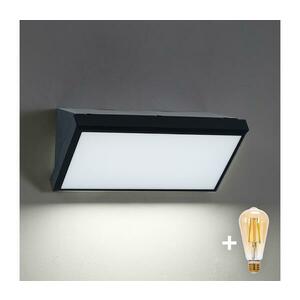 Brilagi-LED Fényerőszabályozható kültéri fali lámpa TRIANGLE 1xE27/6W/230V 2700-6500K IP65 fekete BG1022+AI0599 kép