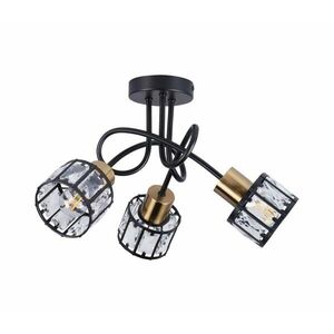 Felületre szerelhető csillár ZAHARA 3xE27/10W/230V fekete 336781 kép