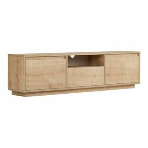 Natúr színű TV-állvány tölgyfa dekorral 160x42x30 cm Sentinel – Kalune Design kép