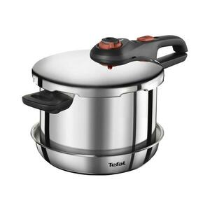 Tefal - 6 l SECURE TRENDY nyomásfőző + 5 részes INGENIO EMOTION szett P2580708 kép