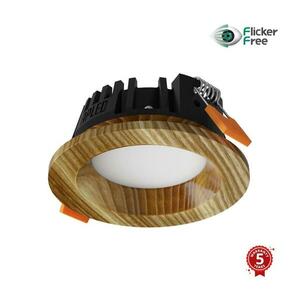 APLED - LED Lámpa RONDO WOODLINE LED/3W/230V 3000K átm. 9 cm kőris tömör fa 21276 kép