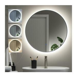 BRILAGI - LED fürdőszobai tükör VENA BLACK LED/19W/230V 60 cm IP44 CRI 90 dimmelhető + CCT FG-CY24-A01-6060-BLK kép