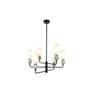 PND-95331-6-BK - Rúdon függő SANTOS csillár 6xG9/40W/230V fekete PND-95331-6-BK kép