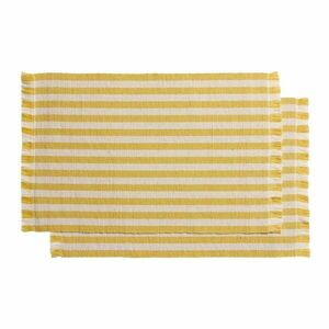 Textil-juta tányéralátét szett 2 db-os 35x50 cm Daltan – Kave Home kép