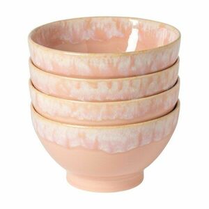 Világos rózsaszín kőedény tálka szett 4 db-os 550 ml Latte – Costa Nova kép