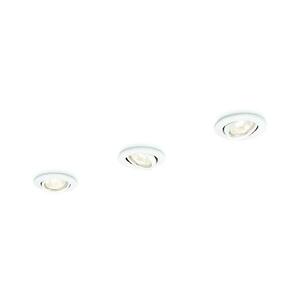 Philips 59243/31/E7 - KÉSZLET 3x Beépíthető lámpa ENIF 1xGU10/50W/230V 59243/31/E7 kép
