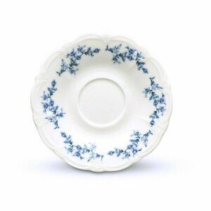 Fehér-kék porcelán csészealj ø 12 cm Retro – BonBistro kép