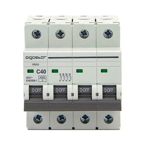 B.V. - 4 pólusú kismegszakító 4P-40A-C 400V B20201QEM kép