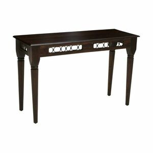 Sötét natúr színű rózsafa konzolasztal 45x120 cm Srina – Premier Housewares kép
