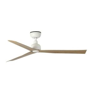 FARO Barcelona FARO 34370 - Mennyezeti látor MARINE M átm. 125 cm barna/fehér IP44 + távirányító 34370 kép