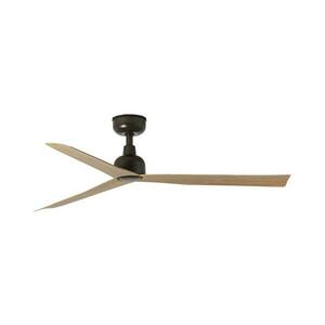 FARO Barcelona FARO 34371 - Mennyezeti látor MARINE M, átmérő 125 cm, barna/fekete, IP44 + távirányító 34371 kép