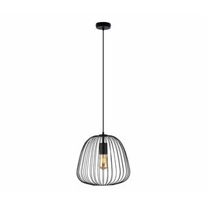 OVELLA kábeles függeszték 1xE27/15W/230V, átmérő 36 cm, fekete W-KM 1369/1 BK-B kép
