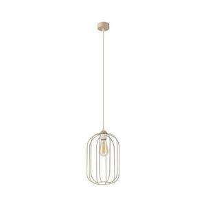 DESTELLO kábeles függőlámpa, 1xE27/15W/230V, átmérő 21 cm, bézs LM-1.324/A/BEŻ kép