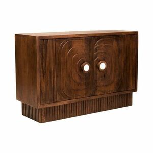 Sötét natúr színű mangófa komód 40x75x116 cm Sangar – Premier Housewares kép