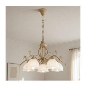 Brilagi - ANTICO MODERN láncos csillár 5xE27/60W/230V bézs 8590828037927 kép