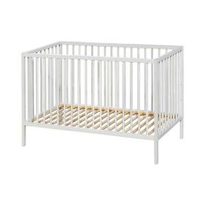 PETITE&MARS - Babaágy NELA BEECH 120x60 cm fehér/bükk 940392 kép