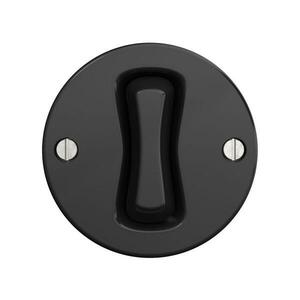 Reblig - Retró keret nélküli fekete gomb C/V1/TL1 kép