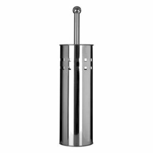 Matt ezüstszínű rozsdamentes acél WC-kefe Indy – Premier Housewares kép