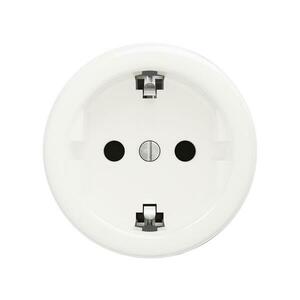 Reblig - Retro háztartási fali aljzat keret nélkül SCHUKO 230V/16A hófehér W/ZS kép