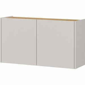 Krémszínű függő szekrény tölgyfa dekorral 93x52x29 cm Libbiano – Germania kép