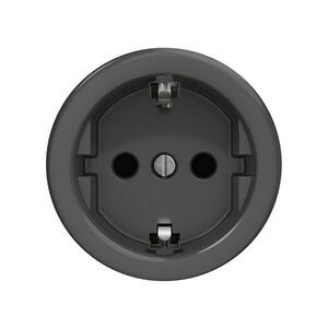 Reblig - Retro háztartási fali aljzat keret nélkül SCHUKO 230V/16A antracit A/ZS kép