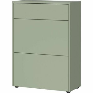 Szürkészöld matt szekrény 70x99x34 cm Binetto – Germania kép