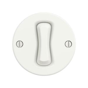 Reblig - Retro keret nélküli gomb, hófehér W/V1/TL1 kép