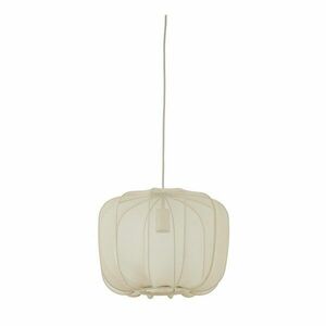 Krémszínű függőlámpa textil búrával ø 12 cm Plumeria – Light & Living kép