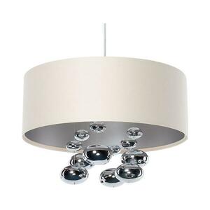 BUBBLE csillár, kábelre függeszthető, 1xE27/60W/230V, Ø 40 cm, bézs 01B-001-40 kép