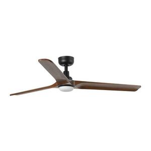 FARO Barcelona FARO 33809WT1S-LED Fényerőszabályozható látor HEYWOOD L 10W/230V CCT, Ø132 cm, fa/fekete WT+DO 33809WT1S-D kép