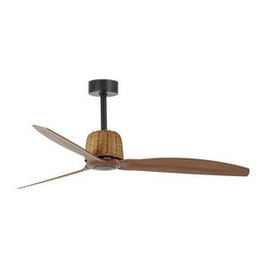FARO Barcelona FARO 33435WT- mennyezeti látor WEAVER M, átmérő 128 cm, barna/fekete, Wi-Fi Tuya + távirányító 33435WT kép