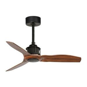 FARO Barcelona FARO 33425WT - Mennyezeti látor JUST FAN S átm. 81 cm barna/fekete Wi-Fi Tuya + távirányító 33425WT kép
