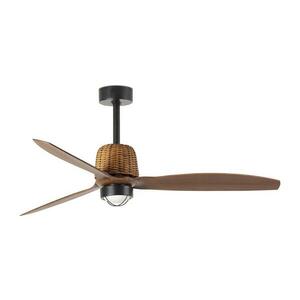 FARO Barcelona FARO 33435WT1N - LED dimmelhető látor WEAVER M 16W/230V átm. 128 cm barna/fekete WT + DO 33435WT1N kép