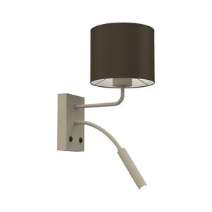 Fali lámpa ARDEN 1xE27/15W/230V + 1xG9/8W bézs/barna 4655 kép