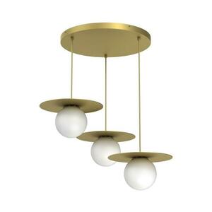 Kábeles csillár FLAT 3xE27/15W/230V arany 9592 kép