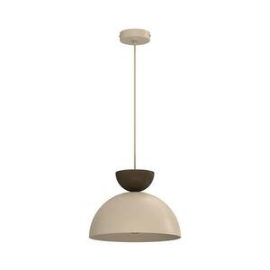 NEVIS kábeles függeszték 1xE27/15W/230V, Ø 29 cm, bézs 9706A kép