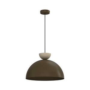 NEVIS kábeles függeszték 1xE27/15W/230V, átm. 38 cm, barna 9713A kép