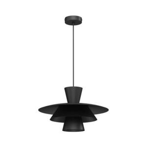 Zsinóros függőlámpa PLATO 1xE27/15W/230V fekete 4486 kép