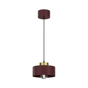 Kábeles csillár MARTI 1xE27/15W/230V bordó/arany 9701A kép