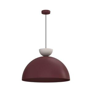 Kábelre függeszthető csillár NEVIS 1xE27/15W/230V, átmérő 50 cm, bordó 9717A kép