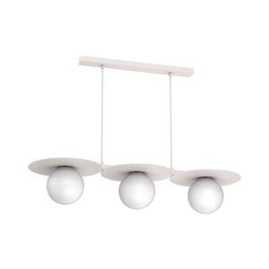 Zsinóros függeszték FLAT 3xE27/15W/230V krémszínű 9576 kép