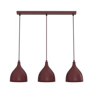 Kábeles csillár NOAK CLASSIC 3xE27/15W/230V bordó 6240 kép