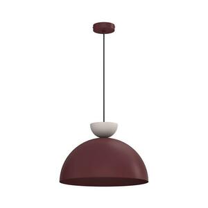 NEVIS kábeles függőlámpa 1xE27/15W/230V, átm. 38 cm, bordó 9716A kép