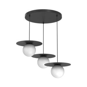 FLAT kábeles függőlámpa 3xE27/15W/230V fekete 9599 kép