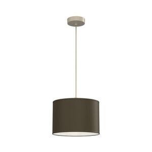 Kábelre szerelt csillár ARDEN 1xE27/15W/230V, átm. 25 cm, bézs/barna 4659 kép