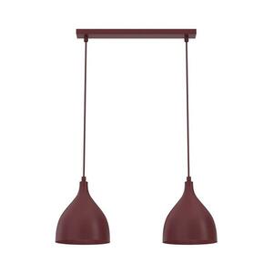 Kábeles csillár NOAK CLASSIC 2xE27/15W/230V bordó 6239 kép