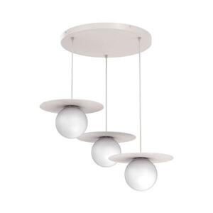 FLAT kábeles függőlámpa 3xE27/15W/230V krémszínű 9577 kép